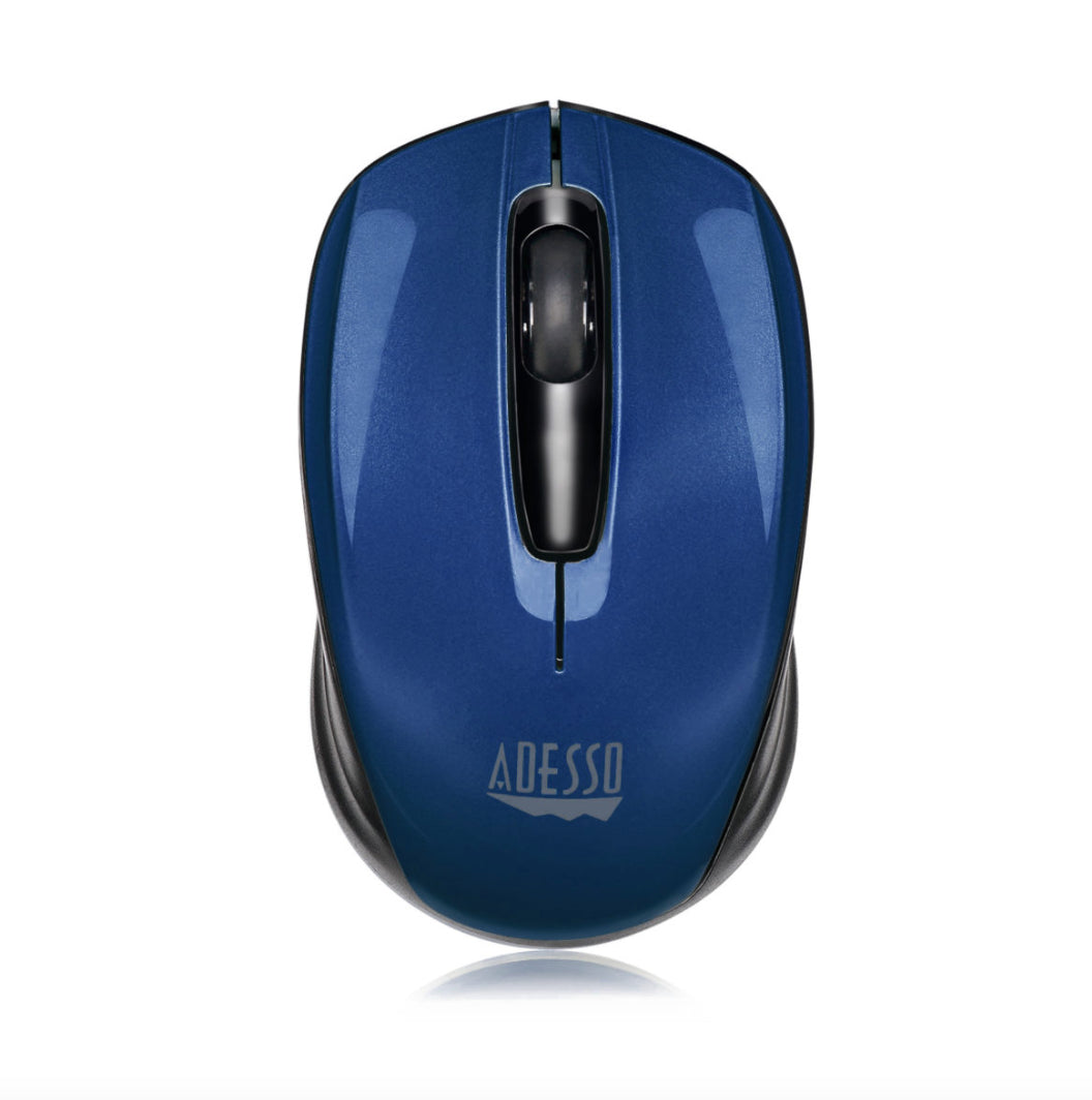 Adesso Mouse Wireless Mini S50L Portable 3 Buttons up to 1200dpi PC/Mac - Blue