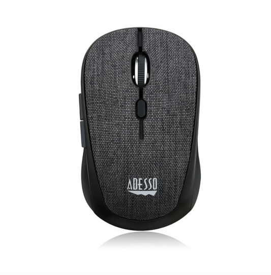 Adesso Adesso Mouse Wireless Fabric Mini S80B 6 Button up to 1600dpi PC/Mac - Black