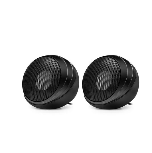 Adesso Computer Speakers 5W USB 2.0 full range Neodymium speaker driver - Black