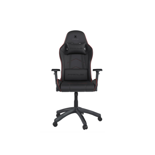 Primus Gaming Chair Thronos 200S Premium Racing Ergonomic Backrest Headrest Lumbar,Tilt 90º -135º,Max Weight 309Lbs Wider Seat Base 4D Armrests - Black & Red