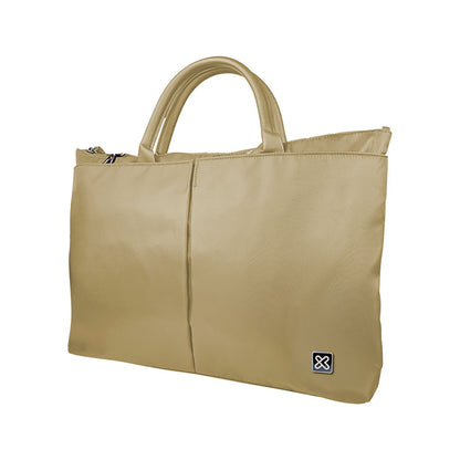 Klipxtreme Klipxtreme Laptop Ladies Bag 15.6in Amalfi Top Load with Tablet Compartment Premium Quality Twill Nylon - Beige