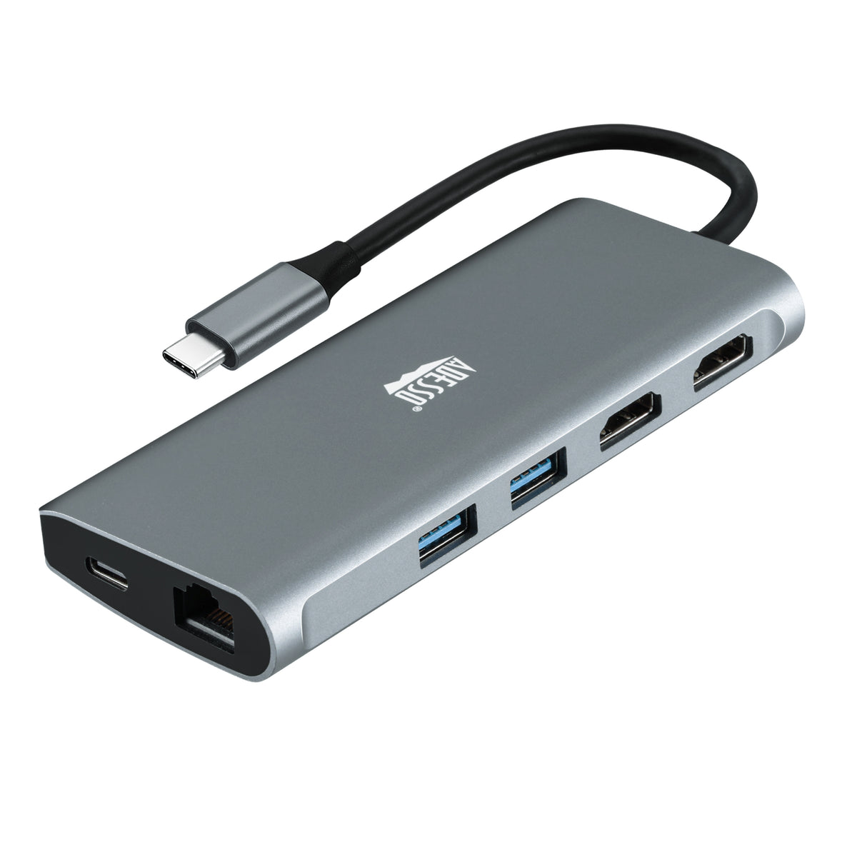 Adesso Adesso Docking Station USB-C 3.1 9-in-1 8K HDMI Thunderbolt 3 Compatible Must Support DisplayPort Alt Mode TAA Complia