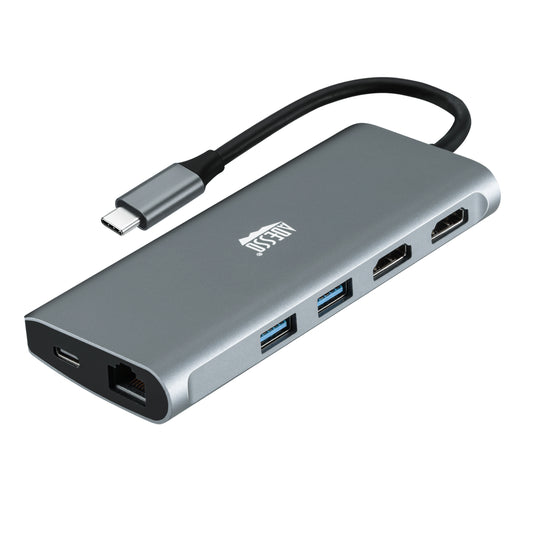 Adesso Adesso Docking Station USB-C 3.1 9-in-1 8K HDMI Thunderbolt 3 Compatible Must Support DisplayPort Alt Mode TAA Complia