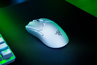 Razer Gaming Mouse Wireless Viper V2 Pro 5 Buttons 30000Dpi USB-C Dongle HighSpeed Gen-3 Switch - White