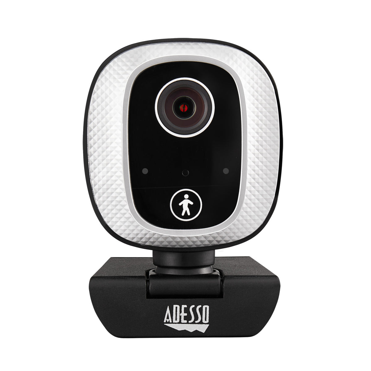 Adesso Adesso Webcam 1080p CyberTrack M1 2.1MP Dual Mics Fixed Focus with Noise Cancelling 305 Degree Motion Tripod Mountable