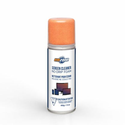 Emzone Emzone Screen Cleaner Foam 14oz No Drip Tech Device Alcohol & Ammonia Free with Microfibre Cloth (UPC: 604804704650)