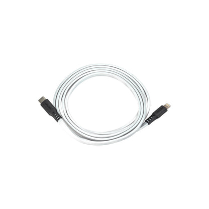 Ventev Ventev Charge & Sync Lightning MFI to USB-C Cable 6ft Flat - White (SKU: 52428) – Image 3