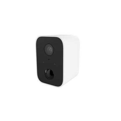 Nexxt Smart Home Outdoor/Indoor Wifi Battery Camera (2 PACK) 1080p IP65 2 Way Comm Night & Motion Sensors Rechargeable Battery - Wall or Desk Use - White
