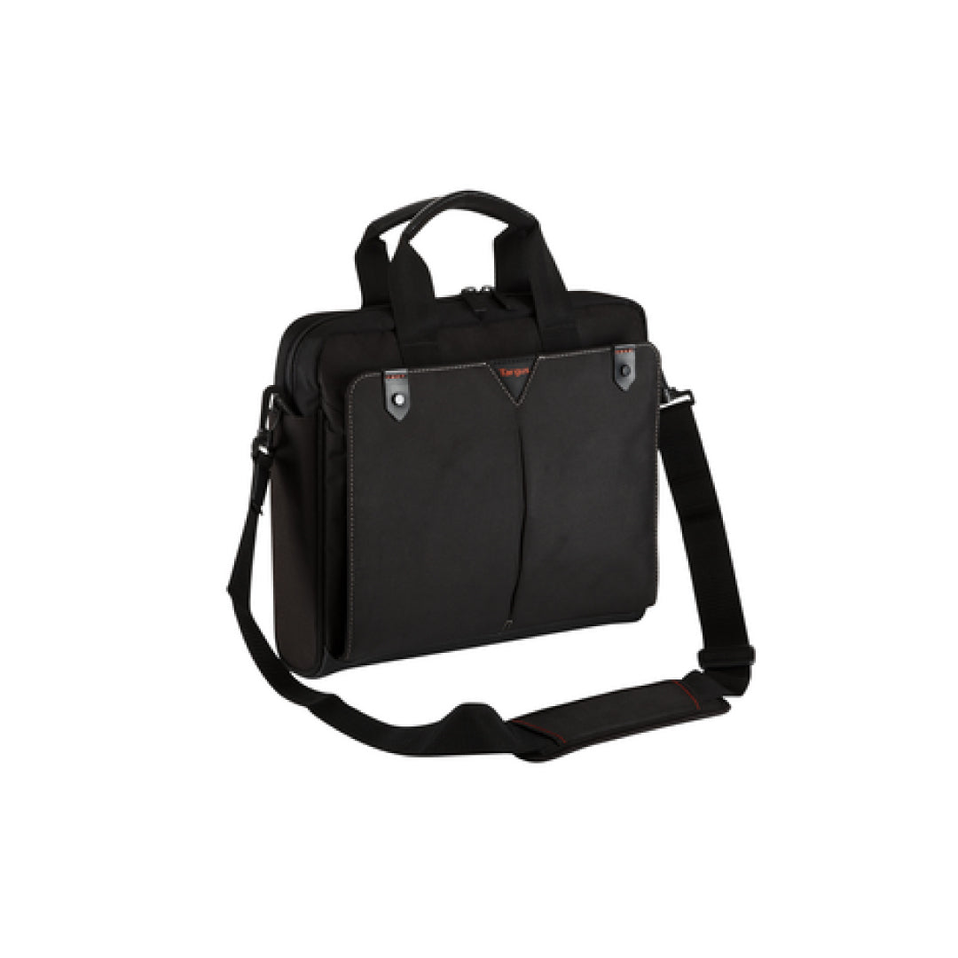 Targus Targus Laptop Bag 14in Classic Plus Topload with Shoulder Strap - Black (UPC: 092636300906) – Image 4