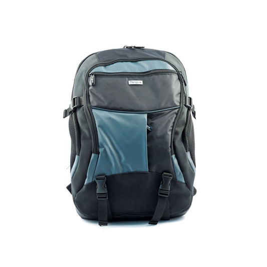 Targus Targus Backpack 17-18In XL Atmosphere Water Repellant Rain Coat with Waist Strap & Phone Pocket - Blue & Black (UPC: