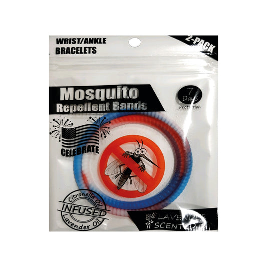 Killer Concepts Mosquito Bands USA Lavender Scented Free PDQ with Purchase of 20 units