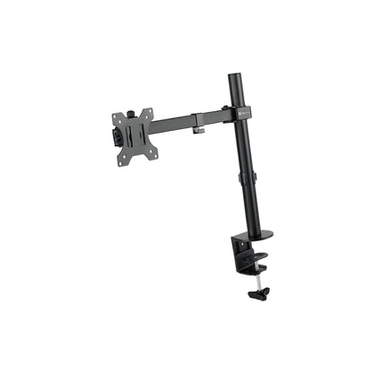 Klipxtreme Klipxtreme Single Monitor Mount - Fits Monitors from 13 - 32In Full Motion Tilt 90 Deg C-clamp to Desk Vesa Compat