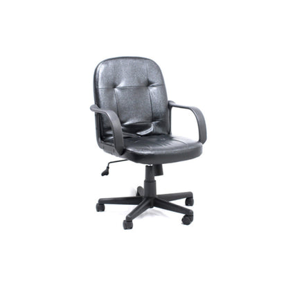 Xtech Xtech Office Chair Executive Lumbar Support Armrests, Tilt 14°, Adjustable Height Wheels - Black (SKU: 52729) – Image 5