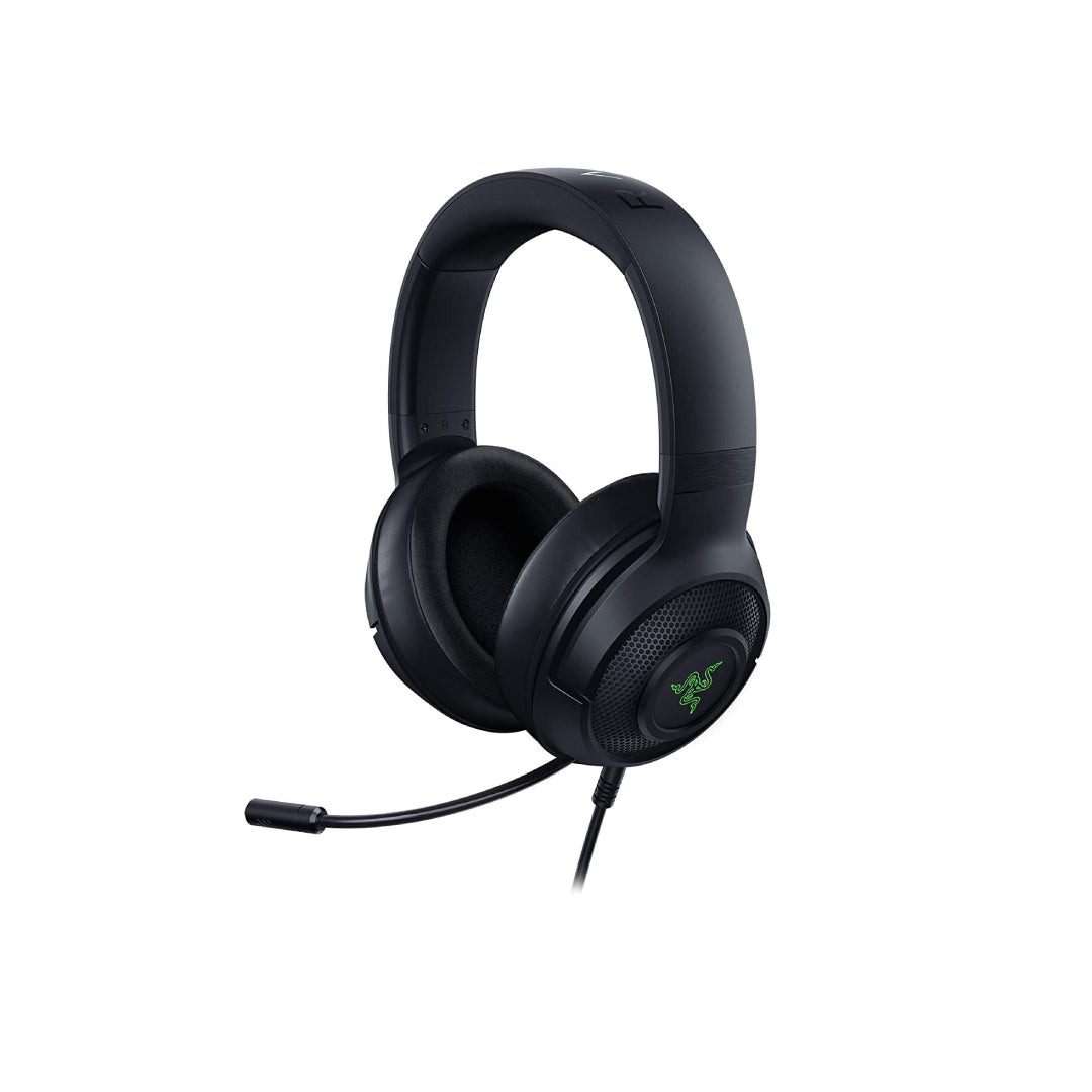 Razer Razer Gaming Headset Wired Kraken V3 X with Boom Hyperclear Cardioid Mic 7.1 Chroma RGB USB - Black (SKU: 52775)