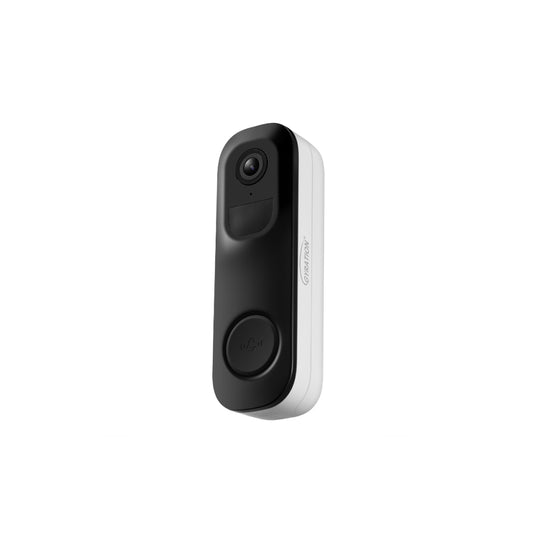 Gyration Smart Home Wifi Video Doorbell Cyberview 3000 3MP 2 Way Comm IP65 with Indoor Chime 5 Ring Tones AI Motion Detection Rechargeable Battery - White