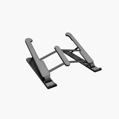 Xtech Xtech Laptop Stand Foldable & Portable up to 17in 6 Adjustable Height Levels Non-slip Silicone Leg Pads - Black (SKU: