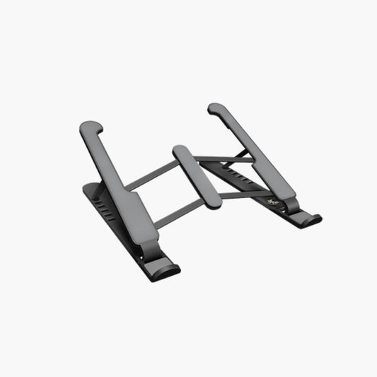 Xtech Xtech Laptop Stand Foldable & Portable up to 17in 6 Adjustable Height Levels Non-slip Silicone Leg Pads - Black (SKU: