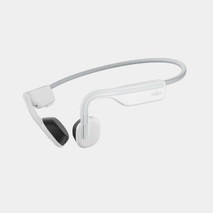 Shokz Shokz OpenMove Alpine White Bluetooth Headset with Mic Bone Conduction - Lightweight - Water Resistant IP55 - 6Hr
