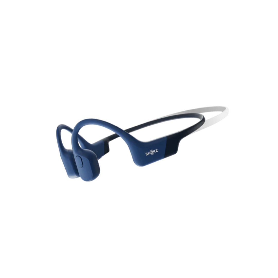 Shokz Shokz OpenRun Mini Blue Bluetooth Headset with Mic Bone Conduction - Lightweight - Waterproof IP67 - 8Hr Battery Life