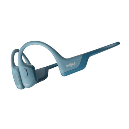 Shokz Shokz OpenRun Pro Blue Bluetooth Headset Noise Cancelling Mic Premium Bone Conduction - Enhanced Bass - Water