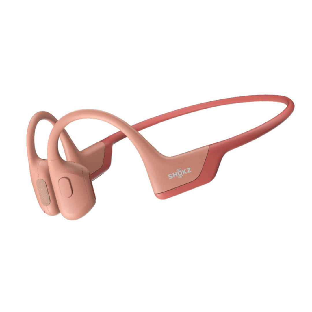 Shokz Shokz OpenRun Pro Pink Bluetooth Headset Noise Cancelling Mic Premium Bone Conduction - Enhanced Bass - Water