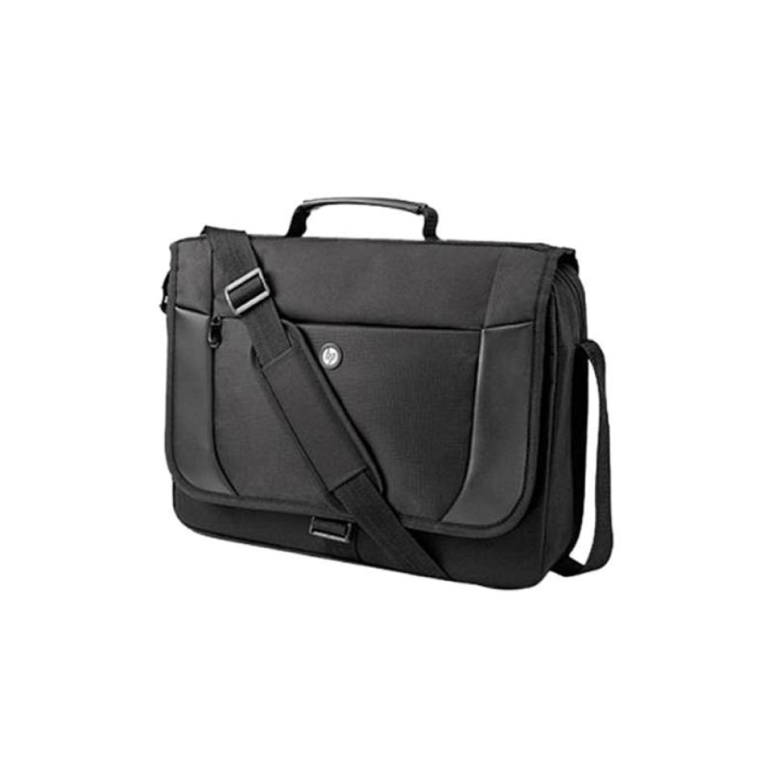 HP HP Laptop Bag 15.6in Essential Top Load with Shoulder Strap - Black (UPC: 886112863265) – Image 4