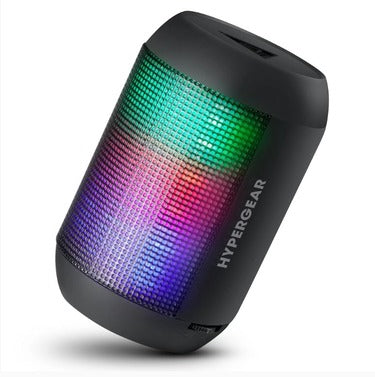 HyperGear HyperGear Speaker Bluetooth Party RaveMini 3W LED Lights Built in Mic & Controls Big Sound Small Size - 3hr