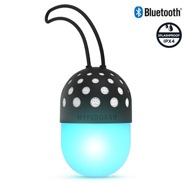HyperGear HyperGear Speaker Bluetooth 3W Waterproof IPX4 Go-Blow Light Up LED RGB 7 Colour Changing Modes TWS 1Hr Rapid