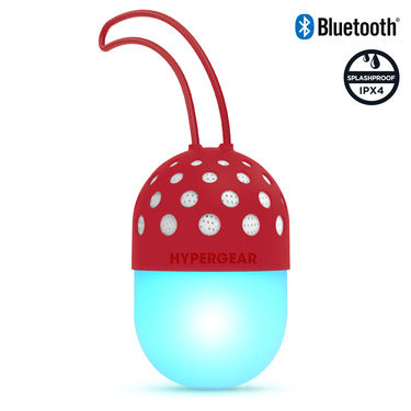 HyperGear HyperGear Speaker Bluetooth 3W Waterproof IPX4 Go-Blow Light Up LED RGB 7 Colour Changing Modes TWS 1Hr Rapid