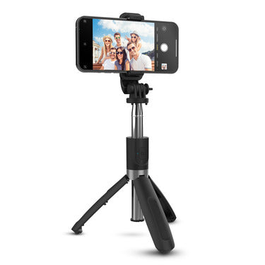 HyperGear HyperGear Vlogging Tripod & Selfie Stick in One Includes Phone and Camera Mounts Rotating & Tilt Adjustments with