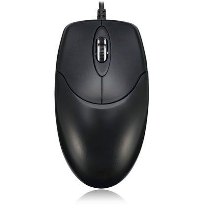 Adesso Adesso Mouse Wired HC-3003US 3 Buttons optical scroll up to 1000dpi PC/Mac - Black (UPC: 783750003995) – Image 3