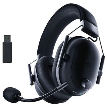 Razer Gaming Headset Wireless BlackShark V2 Pro with HyperClear Removable Super Wideband Mic,Noise Isolation,50MM Drivers,Esports Multiplatform,THX,up to 70hrs battery-Black