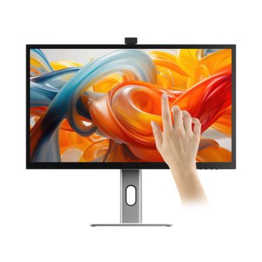 Alogic Monitor 27in Clarity Pro UHD 4K with Built in Multi-port Hub 8-in1 with 65W PD Swivel Landscape or Portrait 8MP Retractable Webcam