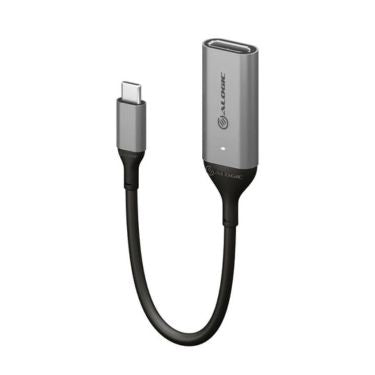 Alogic Alogic Adapter USB-C Male to HDMI Female 6in 4K Ultra HD 60Hz & Thunderbolt 3 6in - Grey (UPC: 9350784016225) – Image