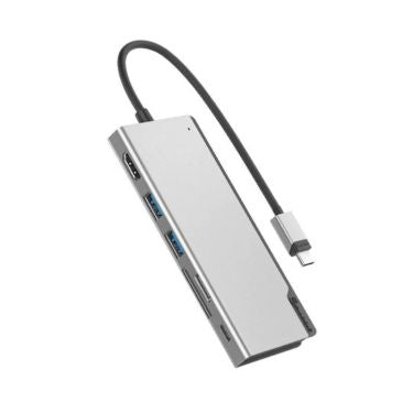 Alogic Alogic Docking Station USB-C 6-in-1 100W Power Delivery 4k Ultra HD 60Hz Support Gen 2 Aluminum Body Ultra - Space