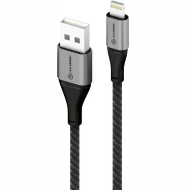 Alogic Alogic Charge & Sync Cable Lightning MFI to USB-A 5ft Super Ultra - Space Grey X (UPC: 9350784017208) – Image 2