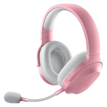 Razer Gaming & Mobile Headset Wireless Barracuda X 250g Ergonomic Design,Detachable HyperClear Mic,USB-C or 3.5mm Analog Passive Noise Cancelling-Quartz