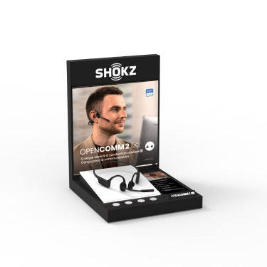 PROMO Shokz POP Counter Top Display OpenComm2 UC French (Free with 4 Unit Buy In)