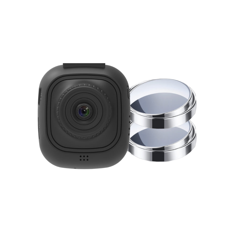 myGEKOgear myGEKOgear Dashcam - Orbit 132 1080p HD with Blind Spot Mirrors 120 Degree Wide Angle G-Sensor 8GB MicroSD