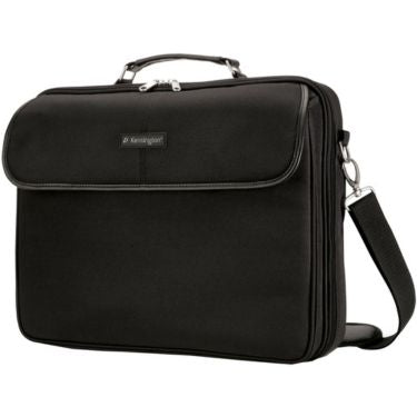 Kensington Kensington Laptop Bag 15.6in SP30 Nylon Top Loader with Luggage Pass Through - Black (UPC: 085896625605)