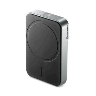 Alogic Qi Charging Stand / Dock 2-in-1 Phone (15W) & Airpods (5W) MagSafe Magnetic Ring Included - White