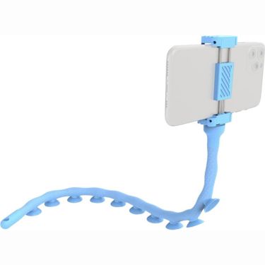Digipower Vlogging Go Viral Octopus Suction Phone Holder 10 Powerful Suction Cups 19in Long Extreme Grip on Any Surface