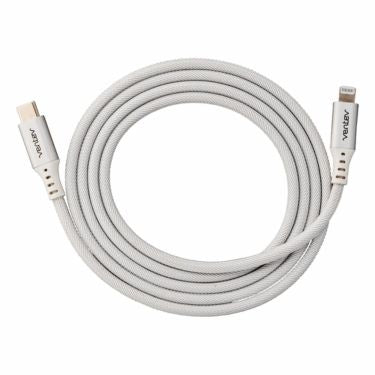Ventev Ventev Charge & Sync Lightning MFI to USB-C Cable 4ft Alloy - White (UPC: 8100797203090) – Image 3
