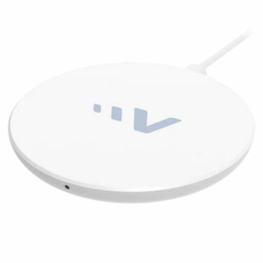 Ventev Ventev Qi Wireless Charging Pad 10W LED Indicator Light Includes USB-C Charging Cable Slim Compact No Slip Base - Box