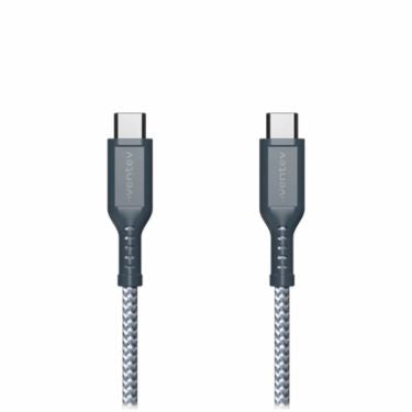 Ventev Ventev Charge & Sync USB-C to USB-C Cable 6ft Braided High Speed 2X Copper Fast Charge Reinforced Connector - Box -