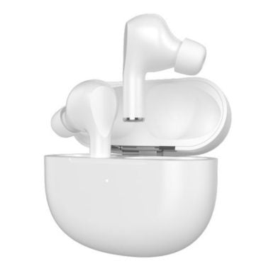 Klipxtreme Earbuds Bluetooth v5.3 ZoundBuds TWS with Wireless Charging Case IPX4 Sweat & Waterproof Smart Touch Control 21hrs Music Playtime - White