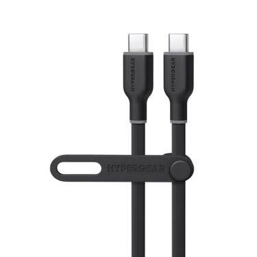 HyperGear HyperGear Charge & Sync PD USB-C to USB-C Flexi Pro Cable 15ft PD up to 60W Fast Charge 480Mbps High Speed - Soft