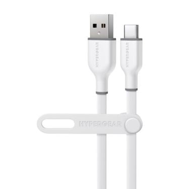HyperGear HyperGear Charge & Sync USB-C to USB-A Flexi Pro Cable 10ft 18W Fast Charge 480Mbps High Speed - Soft Touch