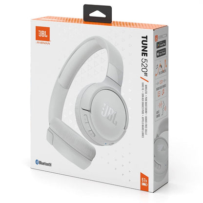 JBL JBL Bluetooth Headphones TUNE 520 Pure Bass Sound App to Customize EQ Settings Multipoint Pairing On Ear Comfortable Ear 