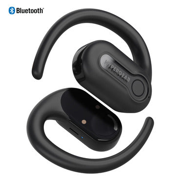 HyperGear HyperGear Bluetooth Open-Ear True Wireless Earbuds AeroFlex 360 IPX4 Sweatproof Dual Noise Filtering Mics Portable